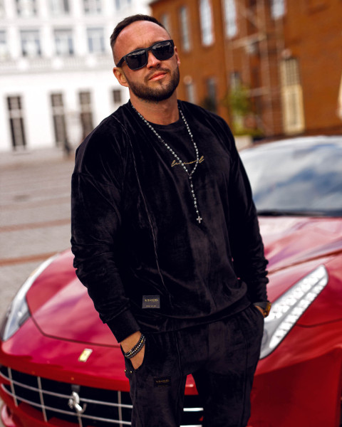 Velour Swag Set Black