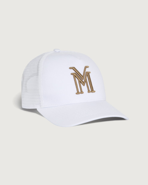 Biała/Złota Czapka Solid Unisex