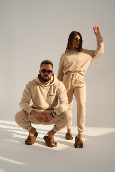 GRL Essential Hoodie Beige