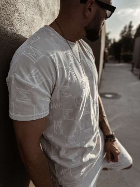 Monogram Craft Tshirt Beż