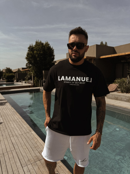 Self-Belief Front Tshirt Czarny