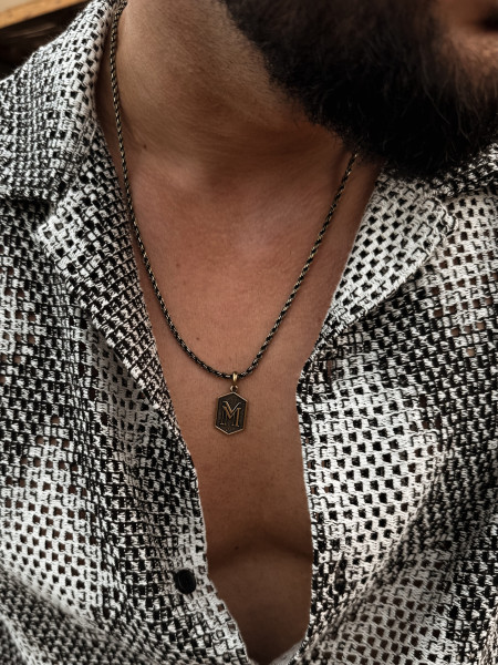 Naszyjnik Initial Old