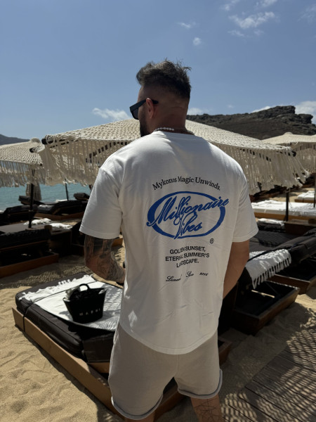 Millionaire Vibes T-shirt Biały Pre Order