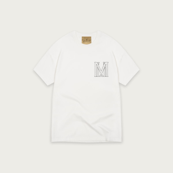 T-shirt Emblem Biały