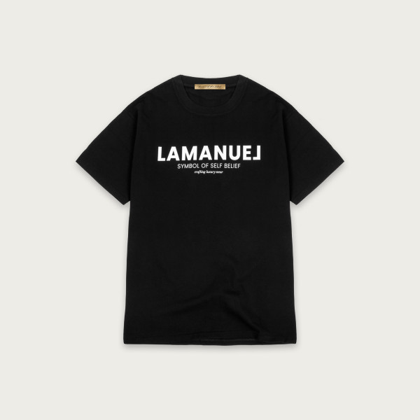 Self-Belief Front Tshirt Czarny