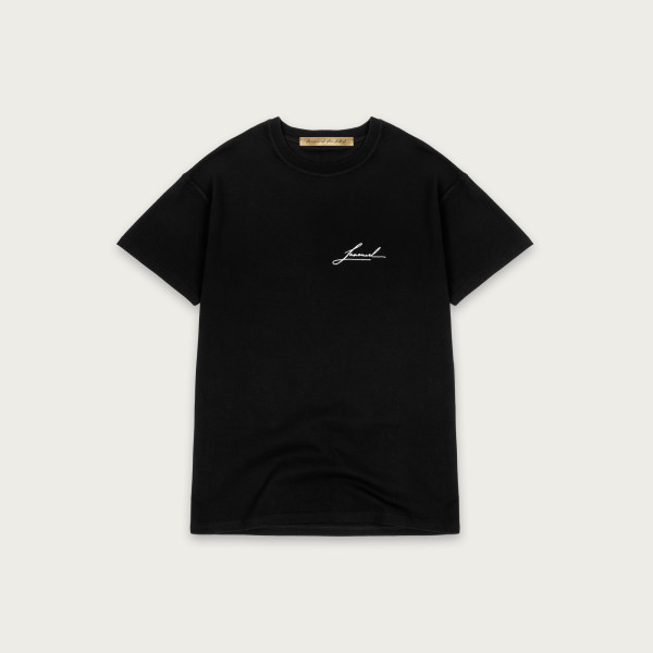 Lamanuel Initials Tshirt Czarny