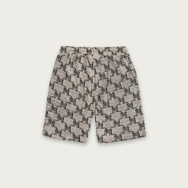 Szorty Monogram Frotte szary
