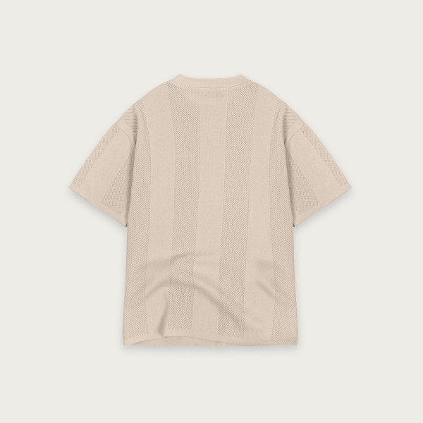 T-shirt Resort Knit Beż