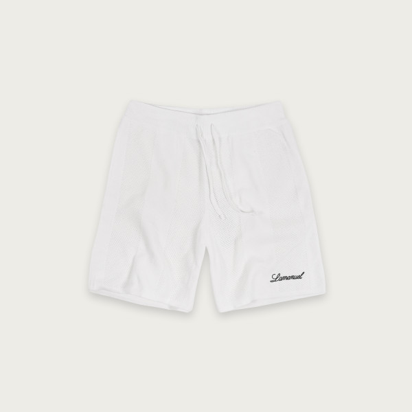 Szorty Resort Knit Ecru