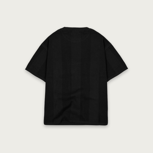 T-shirt Resort Knit Czarny