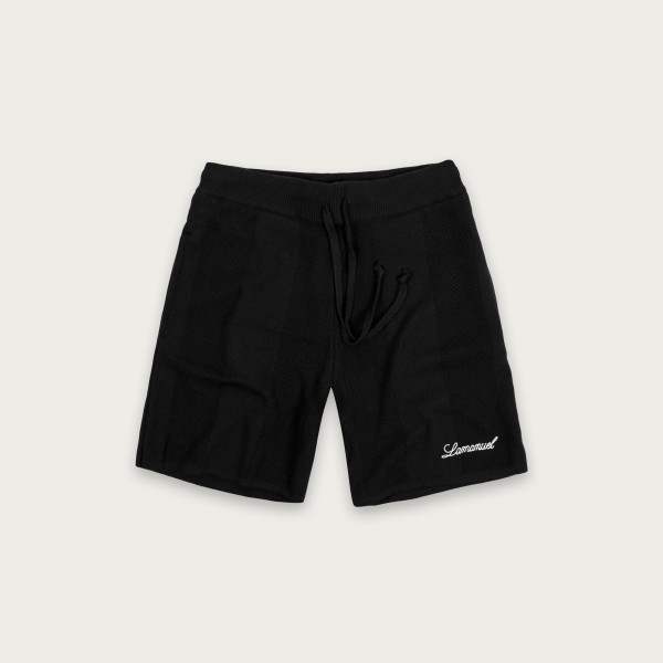 Szorty Resort Knit Czarne