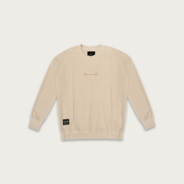 Velour Swag Set Light Beige