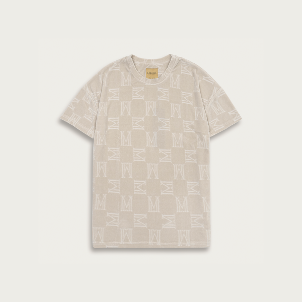Monogram Craft Tshirt Beż