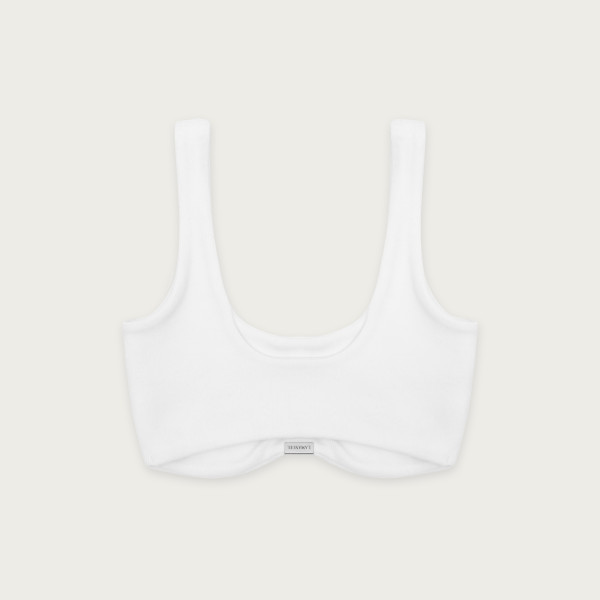FLEX RIB TOP WHITE
