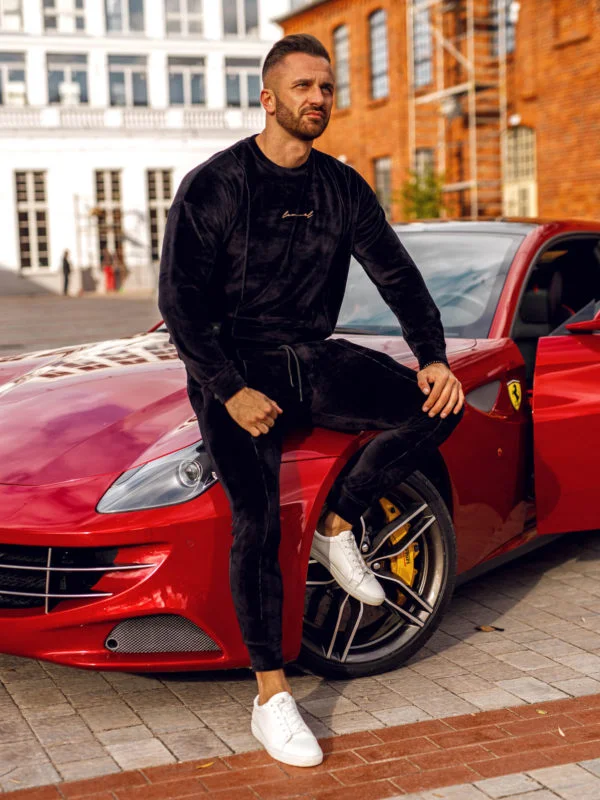 Velour Swag Set Black