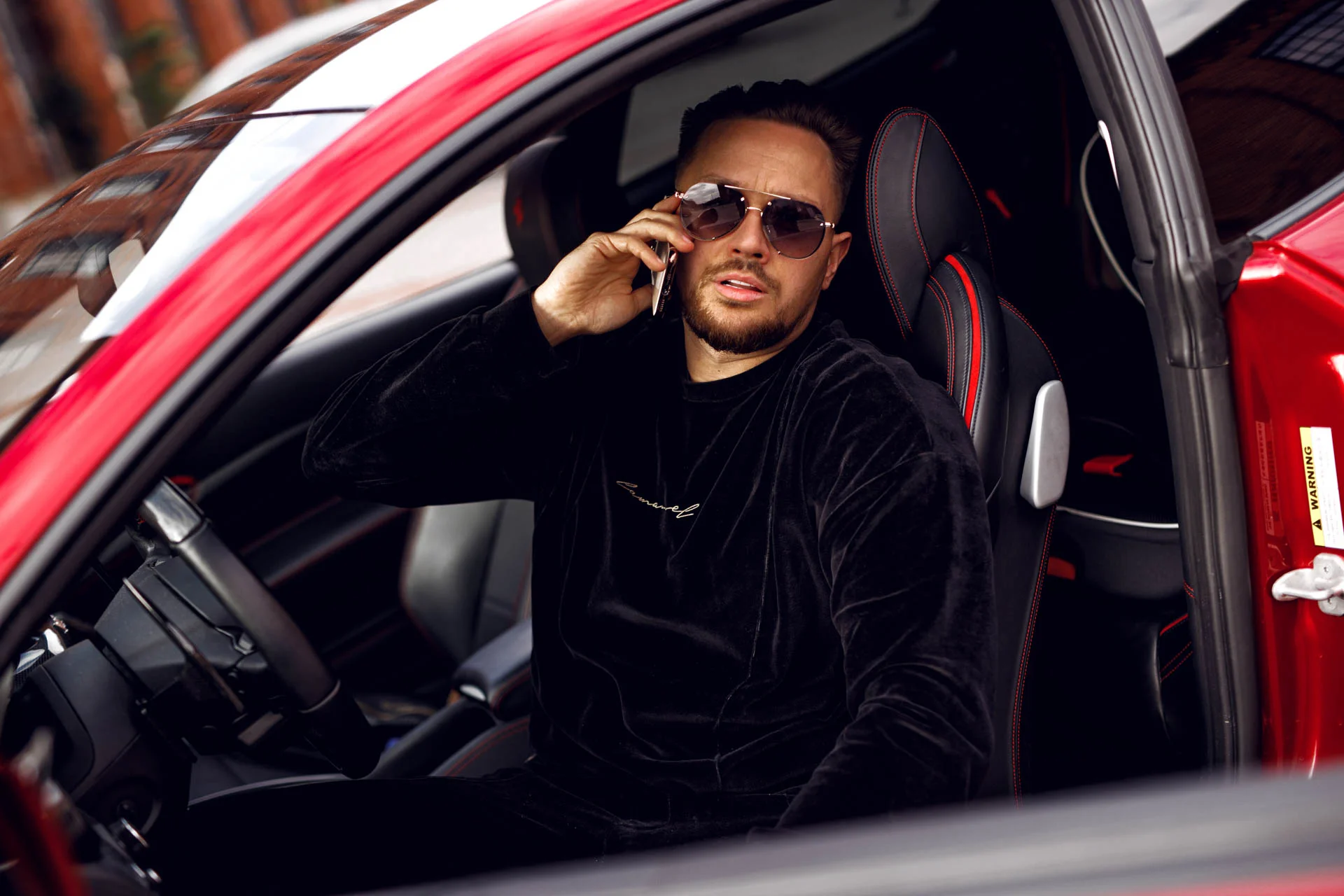 Velour Swag Set Black - obrazek 6