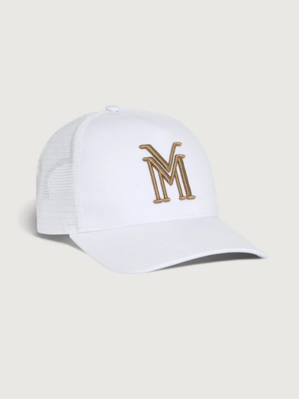 Biała/Złota Czapka Solid Unisex