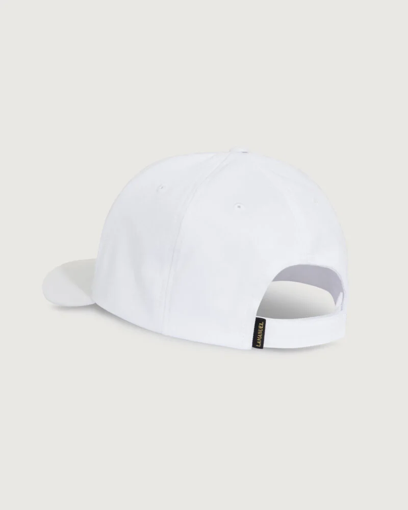 Biała/Czarna Czapka Classic Unisex - obrazek 2