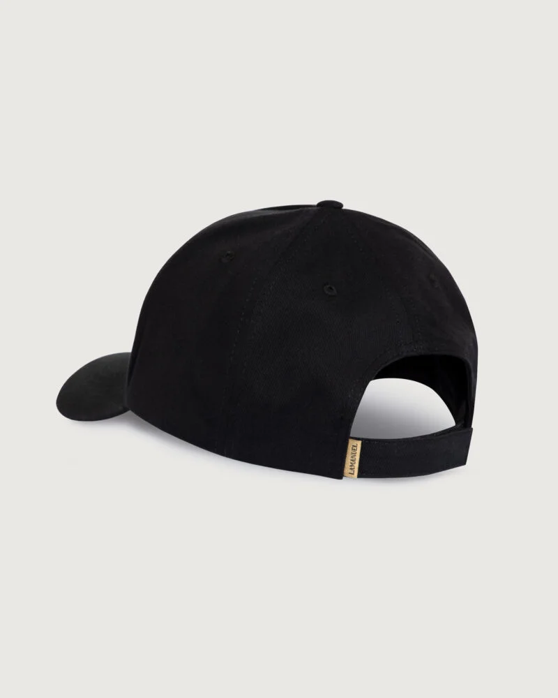 Czarna/Złota Czapka Script Unisex - obrazek 2
