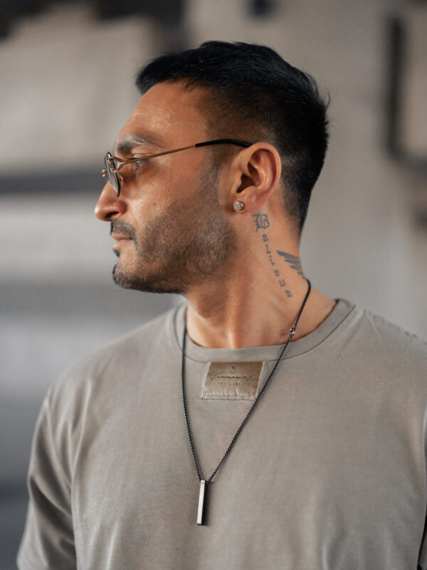 T-shirt Destroyed Szary