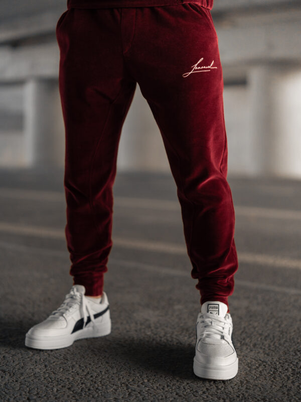 Spodnie Sign Burgund