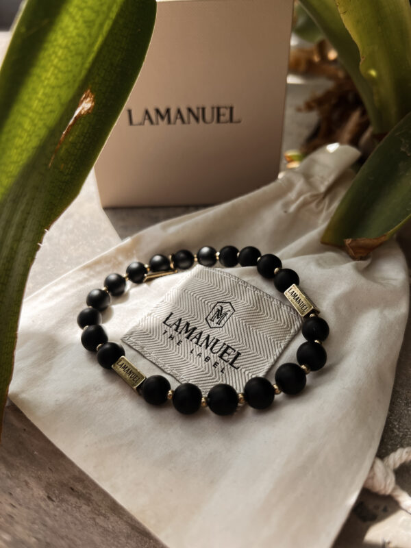 Bransoleta Lamanuel Onyx 0,7 mm
