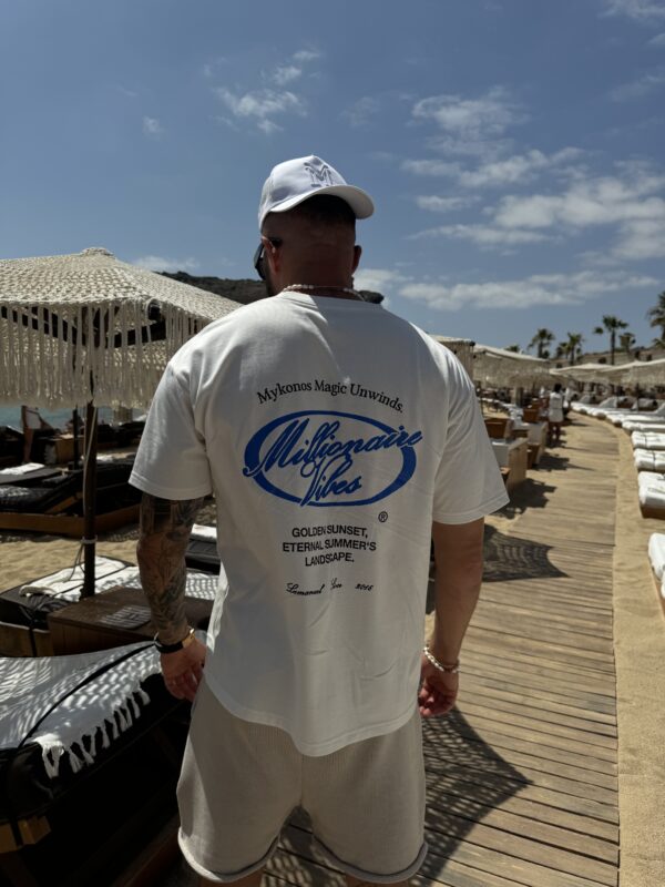 Millionaire Vibes T-shirt Biały Pre Order