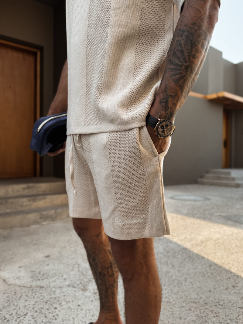 Szorty Resort Knit Beż - obrazek 6