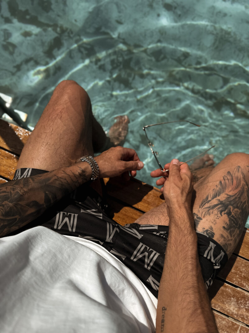 Kąpielówki Monogram Swim Czarne - obrazek 13