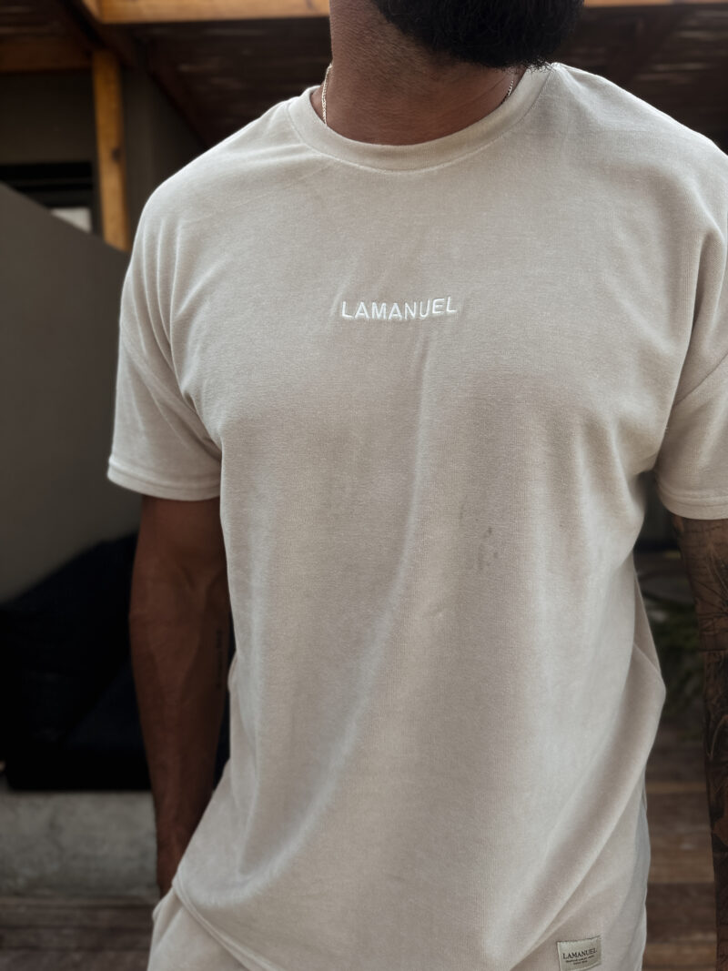 T-shirt Welur Mindset Beż - obrazek 9