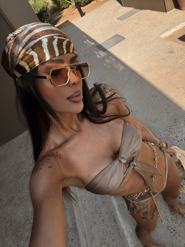 Tahiti Bikini Top Cocoa