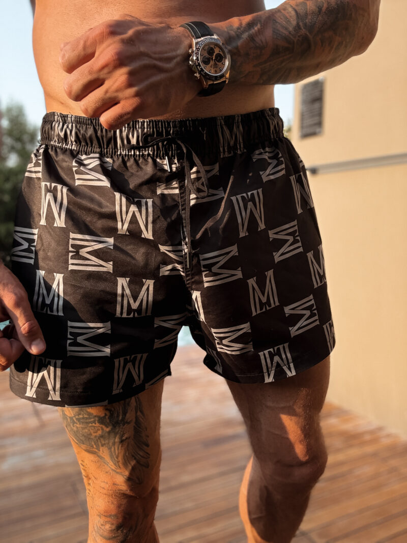 Kąpielówki Monogram Swim Czarne - obrazek 15